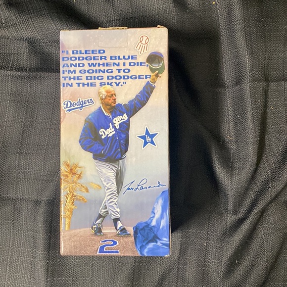 Los Angeles Dodgers 2020 World Champions Bobble Head Tommy Lasorda. Brand New - Picture 3 of 9